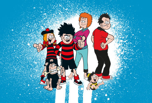Dennis the Menace and his family